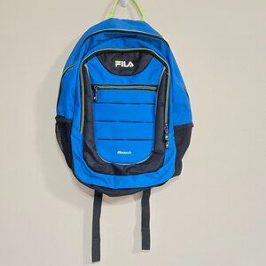 Fila Argus Laptop/Tablet Backpack (Blue/Neon)